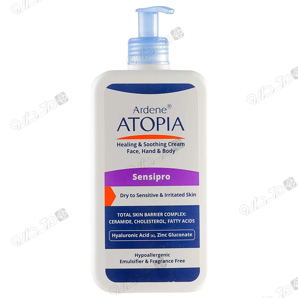 کرم مرطوب کننده و التیام بخش سنسی پرو 500ml آردن